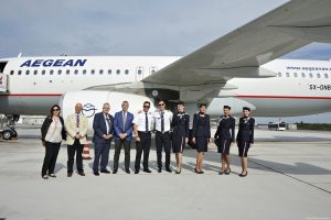 Primo volo Genova-Atene di Aegean Airlines, 13 giugno 2018