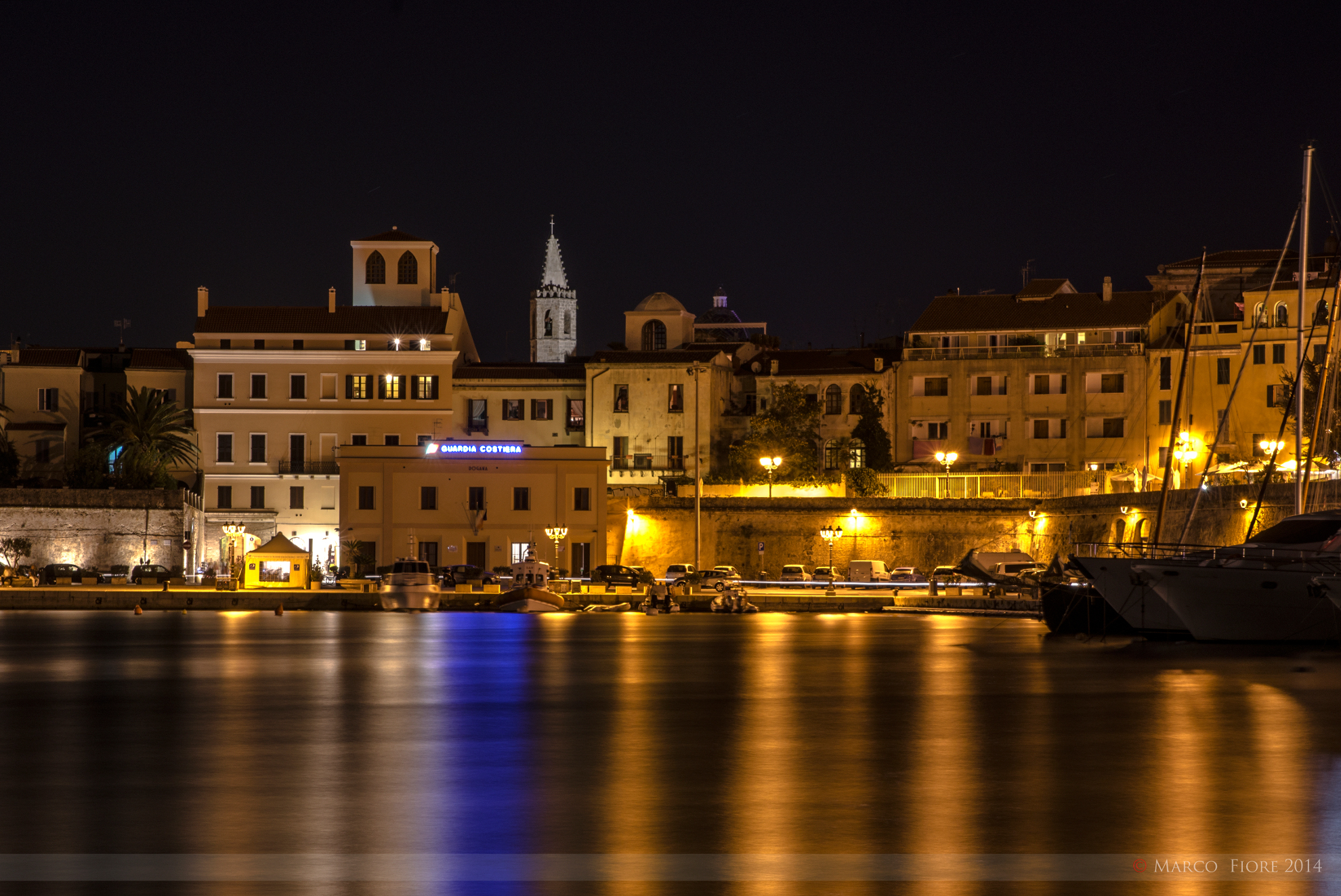 Alghero_porto-di-notte
