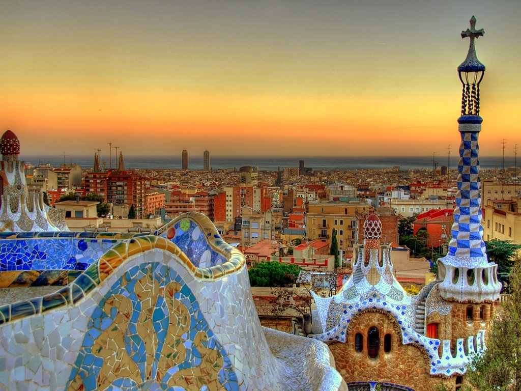 Barcellona_la-citta-vista-dal-parco-guell