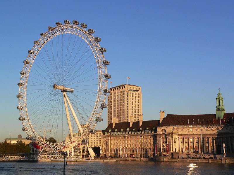 Il London Eye, uno dei nuovi simboli di Londra