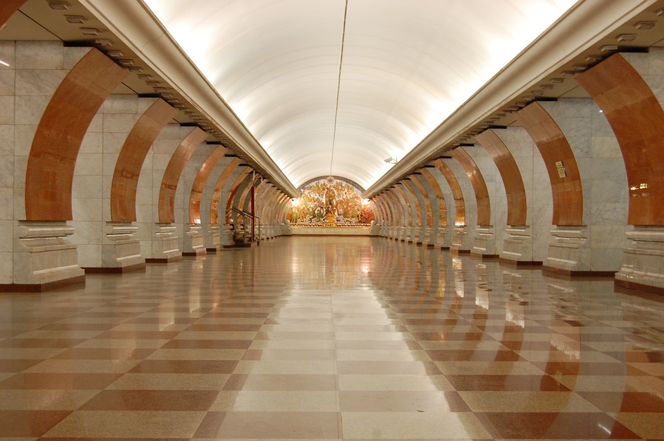 Mosca - una stazione della metropolitana