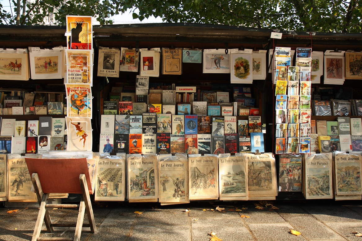 Parigi - bancarella di libri in riva alla Senna