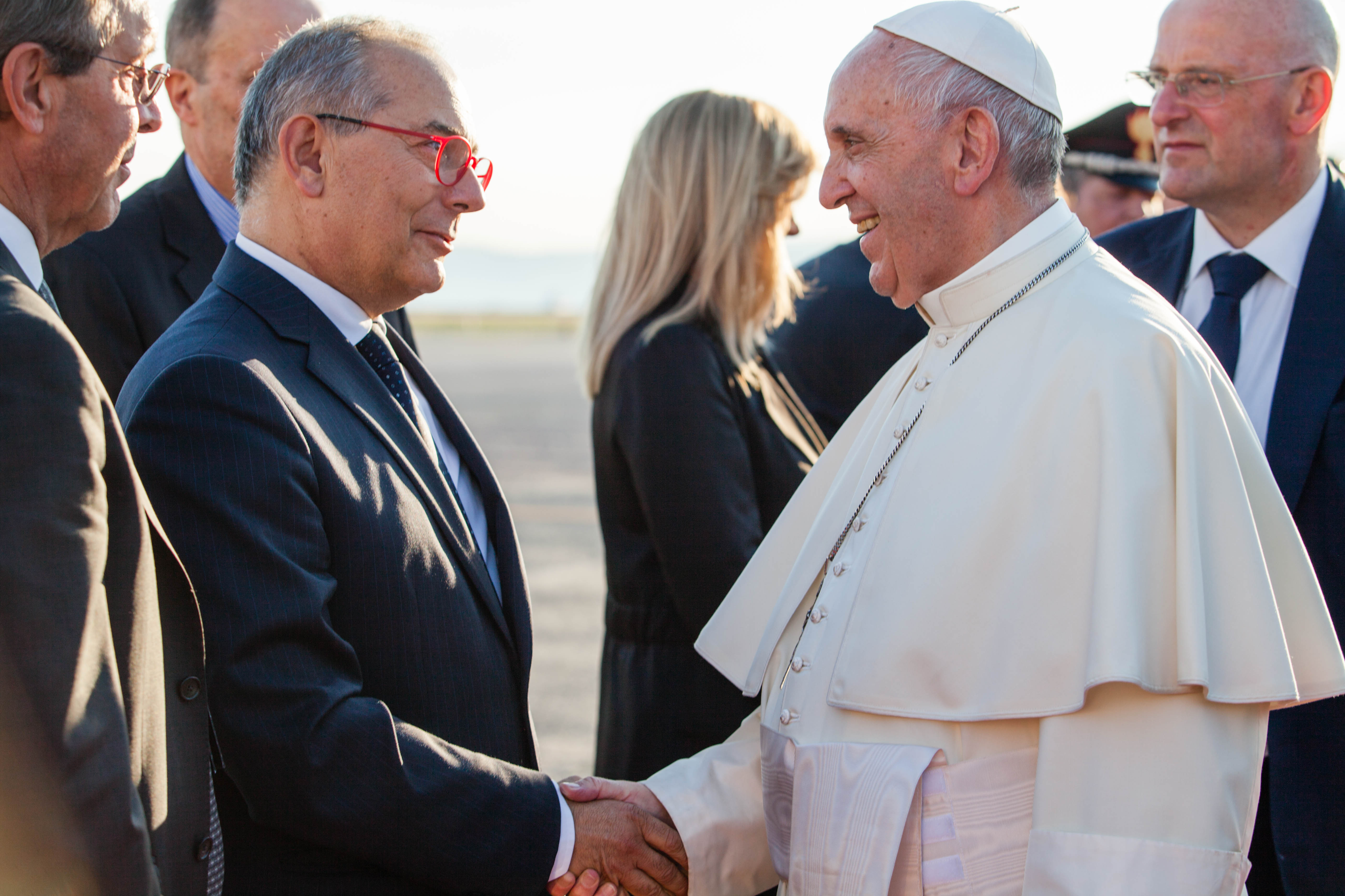 Papa Francesco in Aeroporto 27-5-2017 (18)