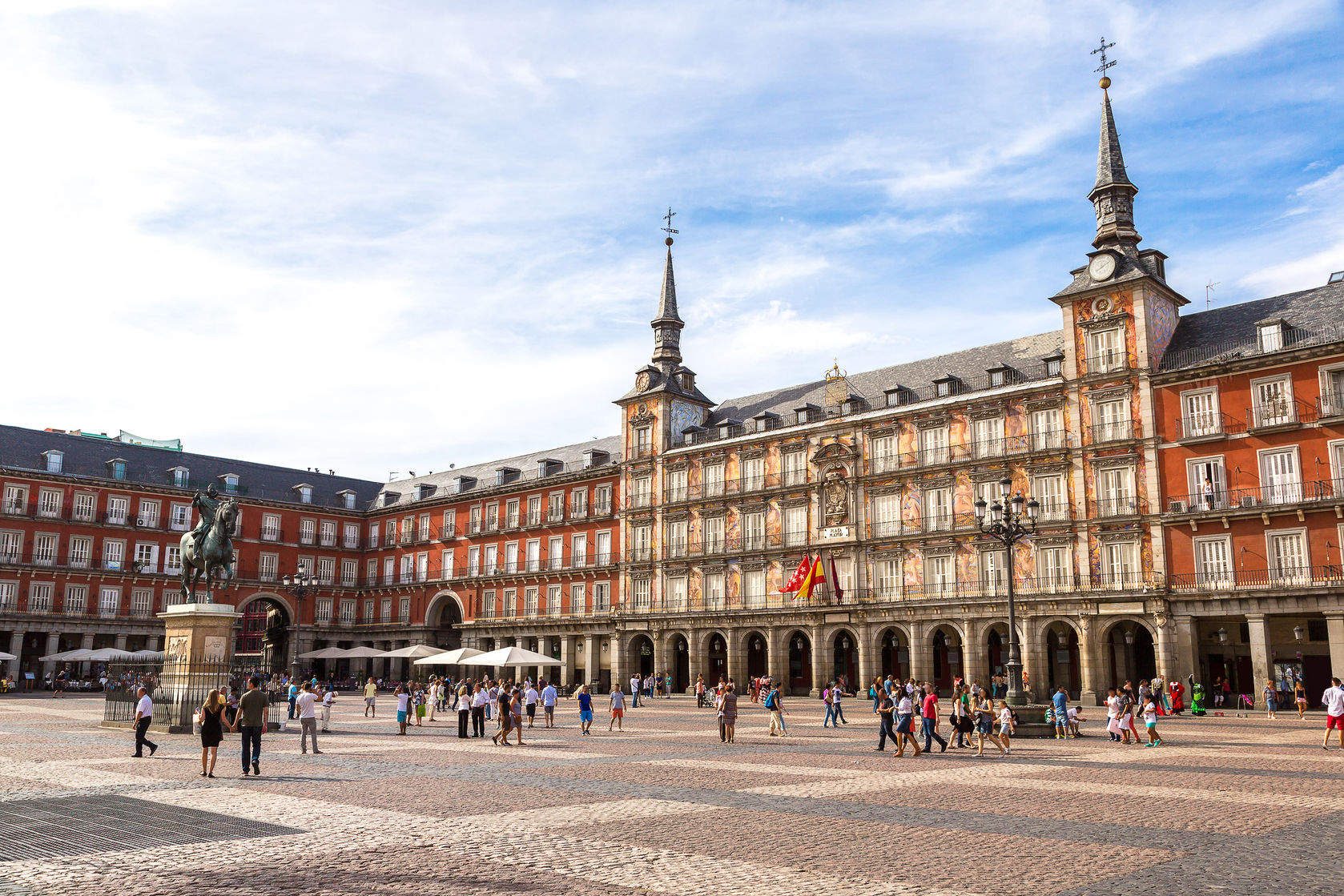 Madrid, statua di Filippo III a Plaza Mayor