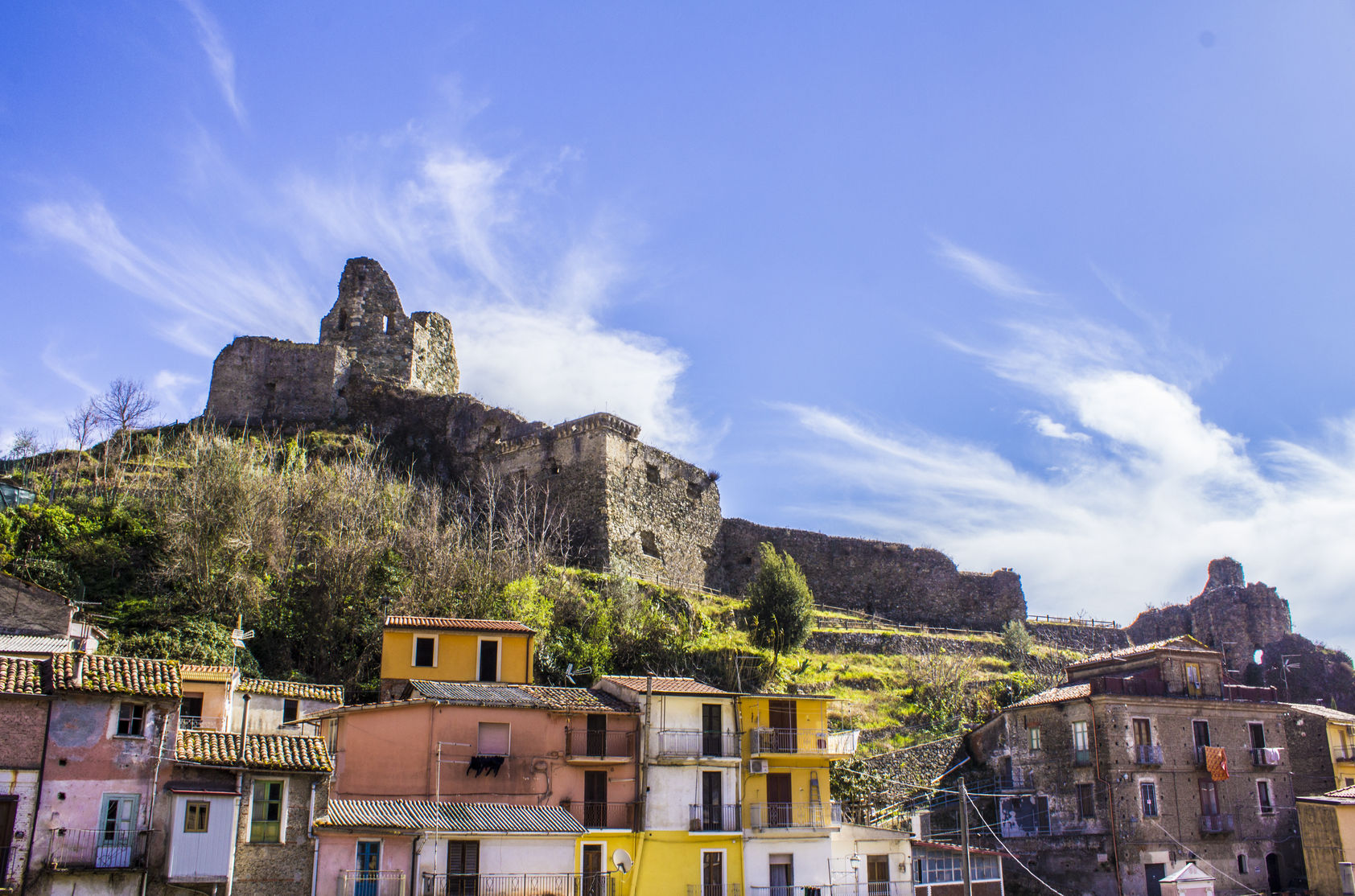 81555587 - old norman's castle and medieval city, lamezia terme