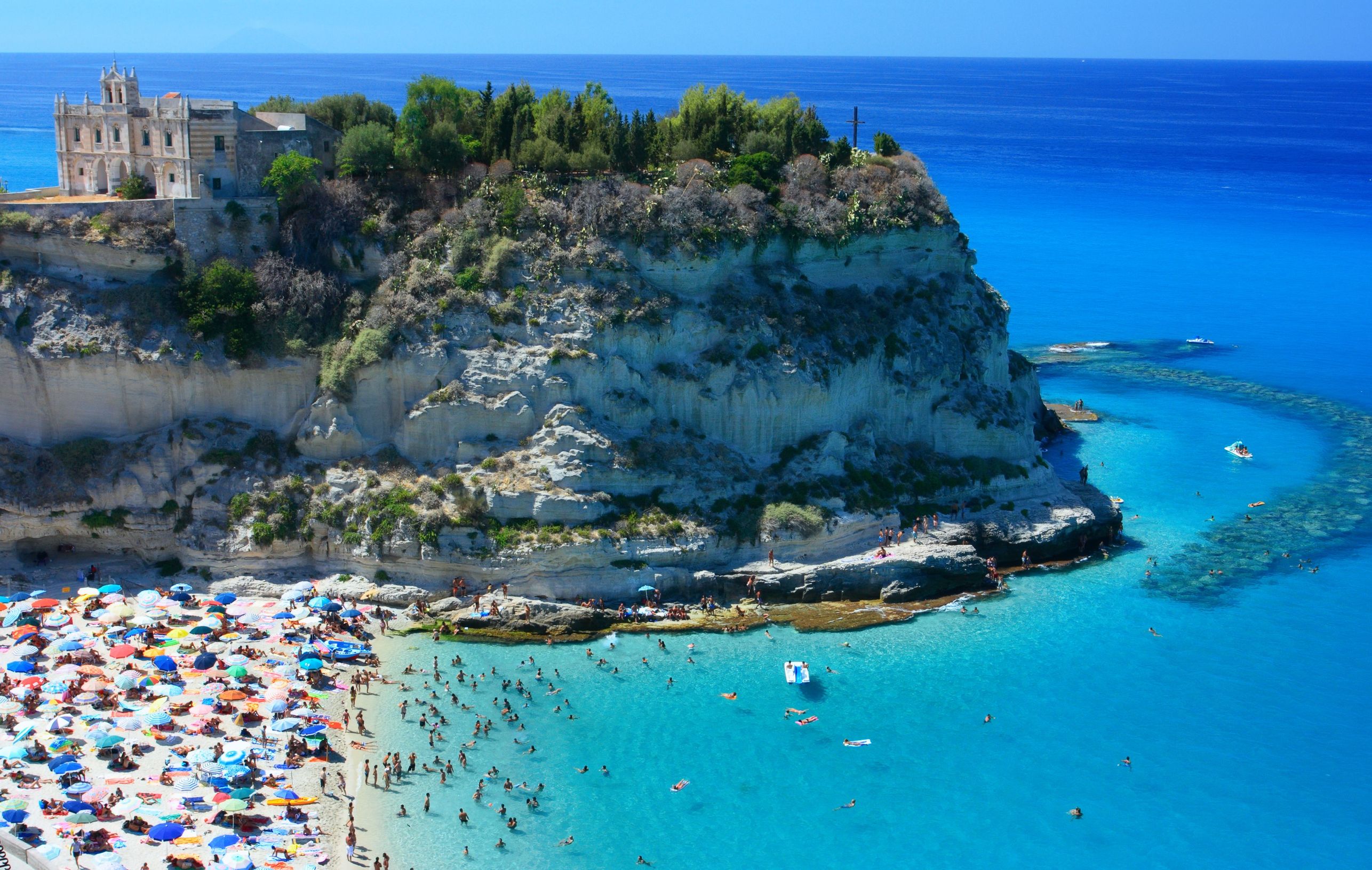 3579926 - scenic landscape with beach and tropea peninsola
