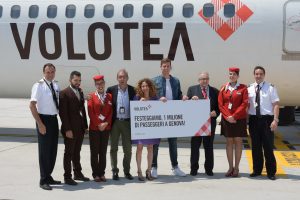 Milionesimo passeggero Volotea a Genova 5-6-2018 LR