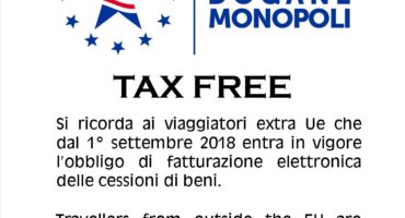 tax free Otello – avviso