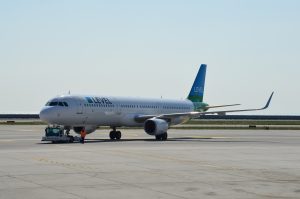 Primo volo Vienna - Aereo LEVEL prima della partenza