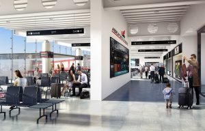 Render nuovi interni aerostazione