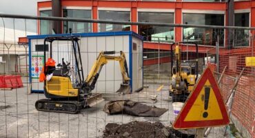 Cantiere – Avvio lavori propedeutici ampliamento 27-11-2019